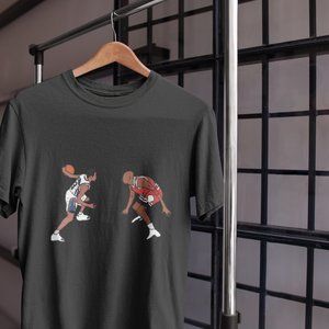 Allen Iverson Vintage Rookie Crossover Michael Jordan T-Shirt